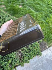 1980s Vintage GE Model 7-4612A Digital Alarm Clock Radio Working works
