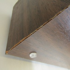 Vintage 1960&rsquo;s KLH Model Twenty One 21 FM Table Radio Wood Veneer Cabinet Works
