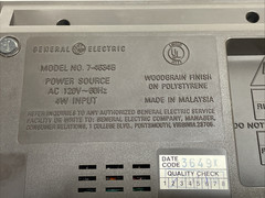 General Electric GE Model 7-4634B Digital Clock Radio Alarm Clock Tested Working