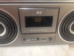Vintage Retro Montgomery Ward Airline 3999A AM/FM Radio Cassette Player Boombox
