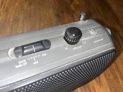 VTG GE 3-5264A AM/FM Radio Cassette Recorder Portable Boombox Tested Working