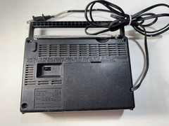 Vintage Panasonic RF-549 AC/Battery Power AM FM Portable Radio Black & Silver