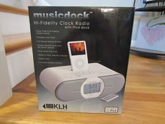 NEW IN SEALED BOX RARE! KLH Musicdock KC-80 PRISTINE! HI-Fidelity Clock Radio