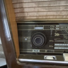 SABA Meersburg Vintage Tabletop Tube Radio, Shortwave, Wood Cabinet