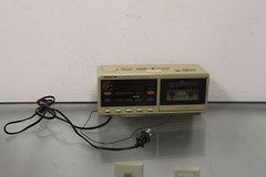 Vintage 80s Soundesign 3826SGY AM FM Clock Radio Cassette Player It Works