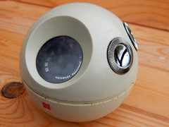 Vintage 1969 National Panasonic Panapet R-70 Model Ball Space Age AM Radio Works