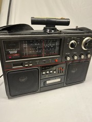 Electro Brand Model 2971 10 Band Shortwave Radio Cassette Player Tested Works
