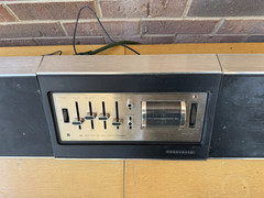 🍊Vintage 1970 Panasonic RE-7430 &lsquo;The Wedge&rsquo; Multiplex FM/AM Stereo Radio WORKS!