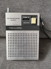 Realistic 12-161 NOAA Weather Radio Alert Crystal Controlled Radio Shack Tested