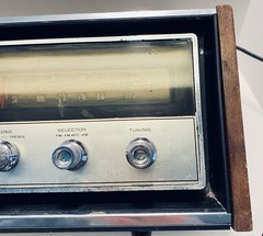 Vintage Panasonic Model RE-7369 Band Radio Solid State Wood Finish Japan Tested