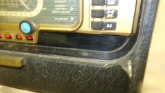 Vintage Zenith Trans-Oceanic Wave Magnet Radio -Rare Blue Knobs