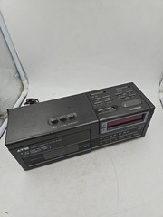 Vintage Sears Roebuck AM/FM Cassette Clock Radio Tape 225.23415