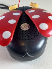 Vintage Likto/Amico Ladybug AM Transistor Radio 1970s Hong Kong Working