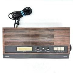 Vintage J C Penney AM/FM/TV1 Clock Radio 680-3734 Tested & Works Hong Kong