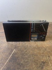 Vintage ROL50 Quartz Randix Am/FM Clock Radio With Original Manual Travel Size