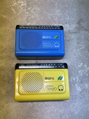READ LOT of 2 Vintage GPX Model A2845 Personal Stereo Walkabout Am/FM Radio 90s