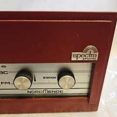 NORDMENDE SPECTRA « C » PHONIC AM/FM TABLETOP RADIO 1960s Germany – Works Great