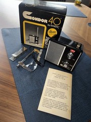 RARE Vintage CONDOR 40 Channel CB RECEIVER by Randix TCB 56