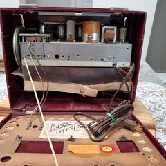 Very RARE Vintage 1953 Motorola Tube Radio Model 63L2 Working Maroon