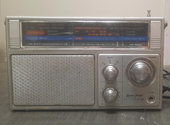 VINTAGE LENOXX SOUND MODEL PR-36 AM/FM/TV/WEATHER 4 BAND PORTABLE RADIO GOOD