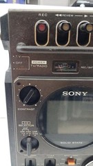 Sony FX-300 Jackal 300 Vintage TV AM/FM Radio Cassette Recorder Japan JANK