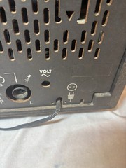 Vtg Table Top Stereo Philips B5X04A 54 Made in Holland Tunes Easy Sounds Great!