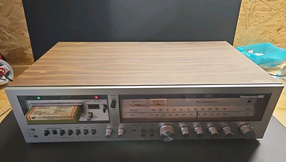 Vintage Panasonic AM/FM Stereo Model SE-4708 PLL Multiplex 8 Track Recorder