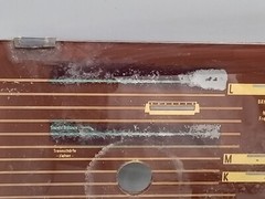 Nordmende Arabella-Stereo Z820 Radio Glass Face Plate + Knobs