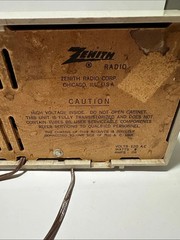 Rare Vintage Zenith Solid State Radio Z218L Mid Century AM Radio – Works
