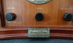 Vtg 1991 Radio Shack AM FM Cassette 14&Prime; Model 12-697 Atwater Kent 1934 Replica