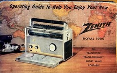 Vintage Zenith Trans-Oceanic Royal 1000-D Portable Shortwave Radio – Untested