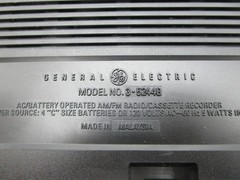 Vintage GENERAL ELECTRIC GE 3-5244B AM/FM Stereo Radio Cassette Recorder NEW