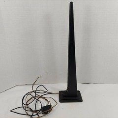 Vintage Jensen AM FM Radio Antenna Indoor Stereo Plastic Tabletop Tower 17&Prime;