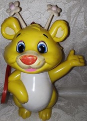 Vintage Rare 1985 Nasta Power Tronic WUZZLES BUTTERBEAR AM Radio Strap Hong Kong