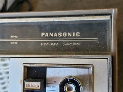 Panasonic RE-7329 AM/FM Vintage 2 Band Older Radio for parts READ AS IS