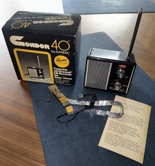 RARE Vintage CONDOR 40 Channel CB RECEIVER by Randix TCB 56