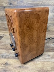Vintage Edutec VMR-5010 Tombstone Radio MW UKW European Plug Am-FM Tested