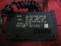 Vintage JVC Radio protable TV Model 3050 w/ Power Adapter Working