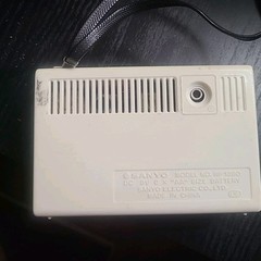 Vintage SANYO RP 1390 AM Portable Pocket Transistor Radio 10.3x7cm Working