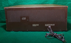 Vintage Magnavox Model OFM-022 AM-FM Tube Radio Dual Speaker with Walnut Case