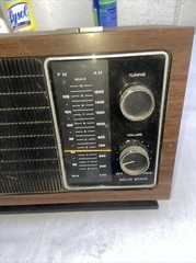 Vintage Sony Radio 11 Transistor 2 Band TFM-9430W, Walnut Style Case WORKS
