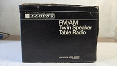 Vintage Lloyd&rsquo;s Woodgrain AM FM Radio RR-6561 Working Sage Allen Price In Box