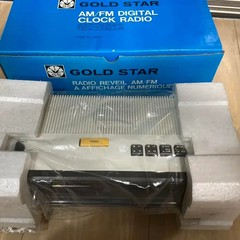 Vtg Goldstar RK-1012 Flip Clock AM/FM Radio NOS Brand New In Box Retro Space Age