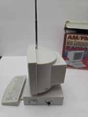Vintage AM/FM Mini Computer Styled Radio With Box – Working Condition New In box