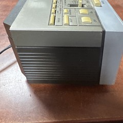 Vintage GE Model 7-4965A AM/FM Radio Cassette Recorder Digital Alarm Clock