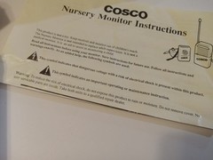 Vintage Cosco Nursery Monitor Night Light NOS 80s/90s? Working Great!