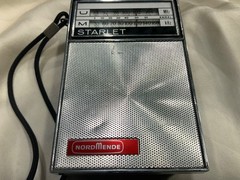 Retro Radio Receiver Nordmende Starlet 1960s Germany