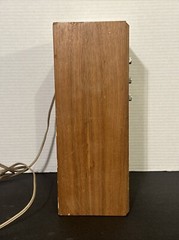 General Electric AM/FM Dual Speaker Radio – Wood Frame Made In Columbia Working