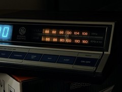 Vtg 80&rsquo;s General Electric Clock Radio 7-4662B Blue Digital *TESTED, WORKS* VGUC!