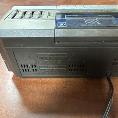 Vintage GE Model 7-4965A AM/FM Radio Cassette Recorder Digital Alarm Clock